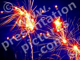 fireworks - powerpoint graphics