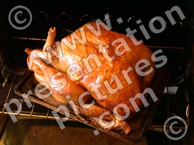 roast turkey - powerpoint graphics