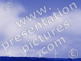 wind turbines - powerpoint graphics